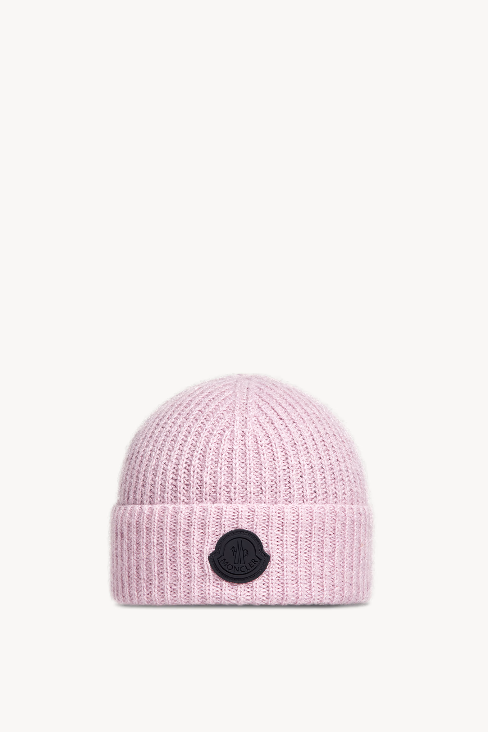 Wool & Mohair Blend Beanie Women Pink Moncler 0